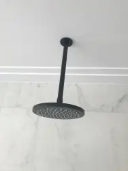 Waterevolution Flow head shower 250mm with ceiling connection full stainless steel