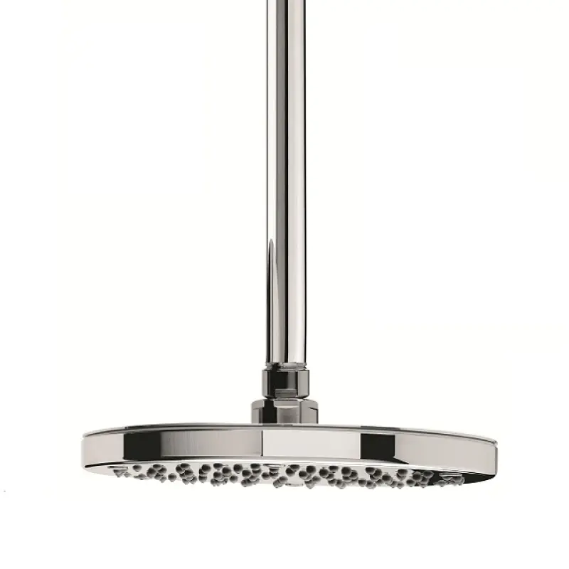 Waterevolution Flow head shower 250mm with ceiling connection full stainless steel