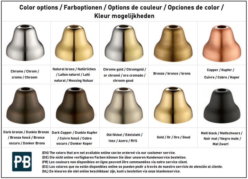 PB Nostalgic built-in shower set with thermostatic mixer and 2 Stop valve - hand shower - rain shower 200mm - Bronze