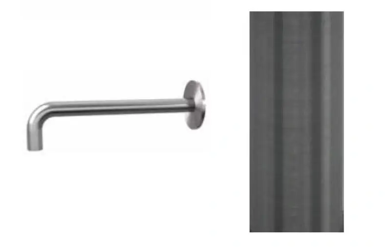 Waterevolution Flow bath spout 15cm Light Gold T1671.WG.E