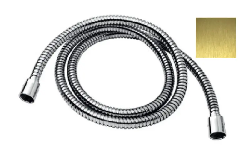 SB Shower hose Golden 316 PVD steel hose 1/2 with conical connection 1208955209