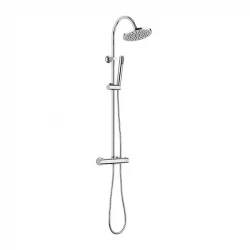 Aquadesign Orly shower set thermostat with rain shower chrome