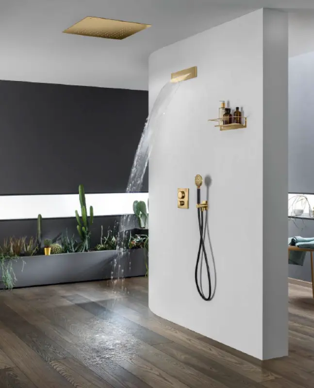 SB 316 Waterfall Bath Spout Built-in PVD Copper 1208955340