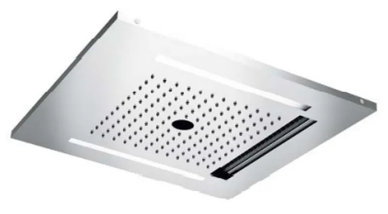 SB Wire-Twist Rain Shower Built-in with Chromotherapy Lighting Fully Stainless Steel 1208955376