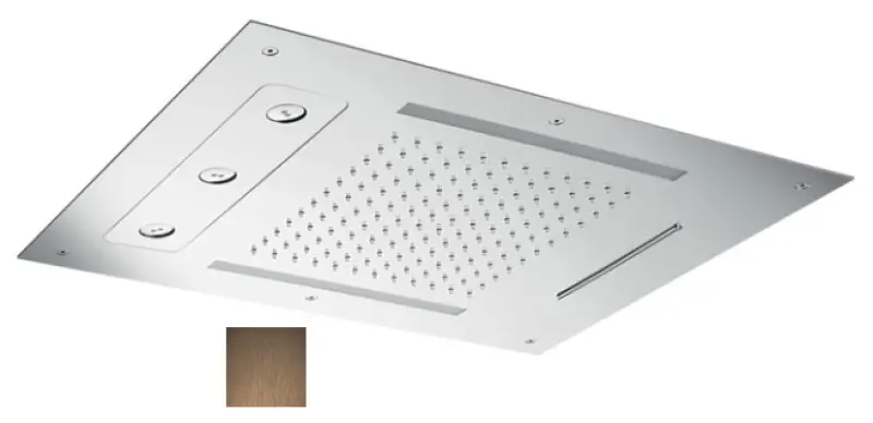 SB Spin Temptation Chromotherapy Built-in Rain Shower PVD Copper 1208955418