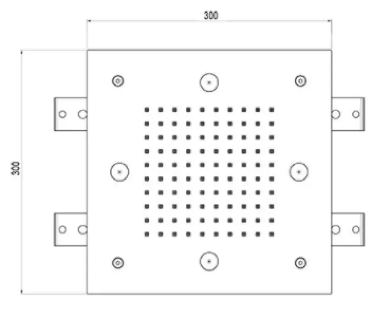 SB Mist Temptation Built-in Square Rain Shower 2-jet 30x30cm Full Stainless Steel 1208955716
