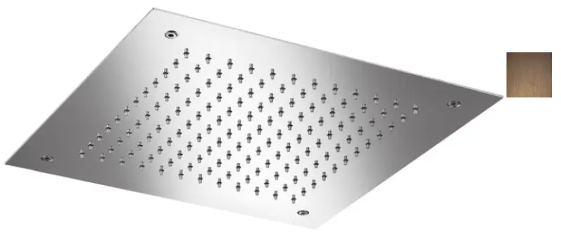 SB Temptation Recessed Square Rain Shower 38x38cm PVD Copper 1208955763