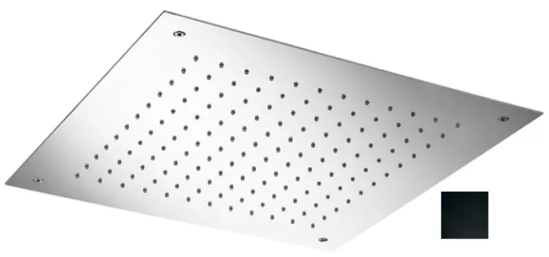 SB Temptation Built-in Square Rain Shower 50x50cm Matte Black 1208955776