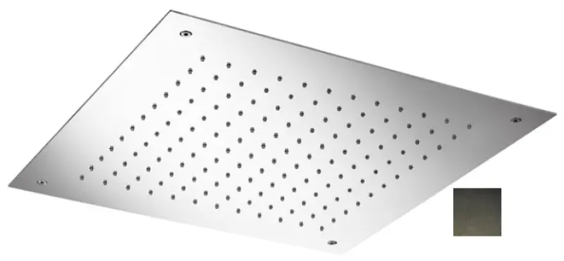 SB Temptation Built-in Square Rain Shower 50x50cm PVD Gun Metal 1208955779