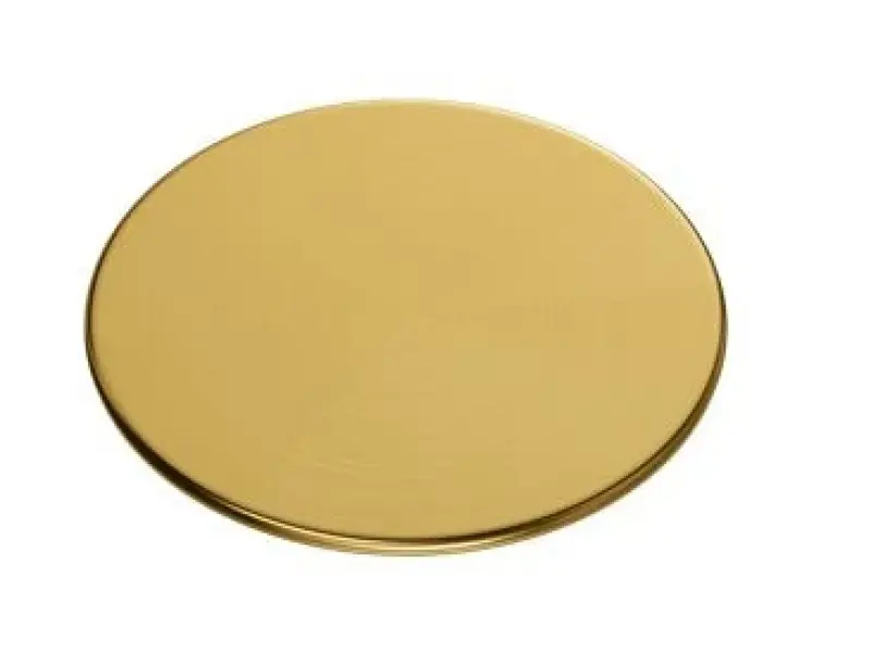 Quadri drain cover, basket strainer cap pvd gold cover for sink 11,5cm 1208956040