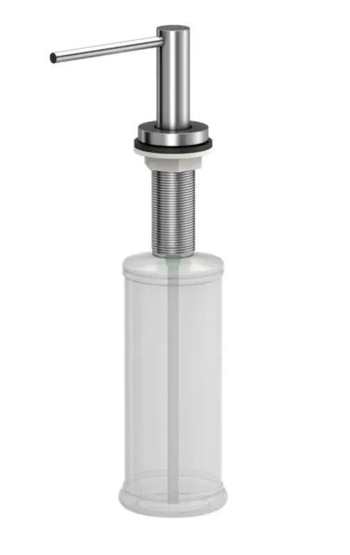 Quadri Swindon Luxe Built-in Soap Dispenser stainless steel top refillable 1208956048