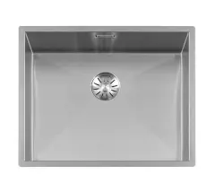 Lorreine 52WT worktop stainless steel sink 52x42cm for installation in ceramic or natural stone 1208956292
