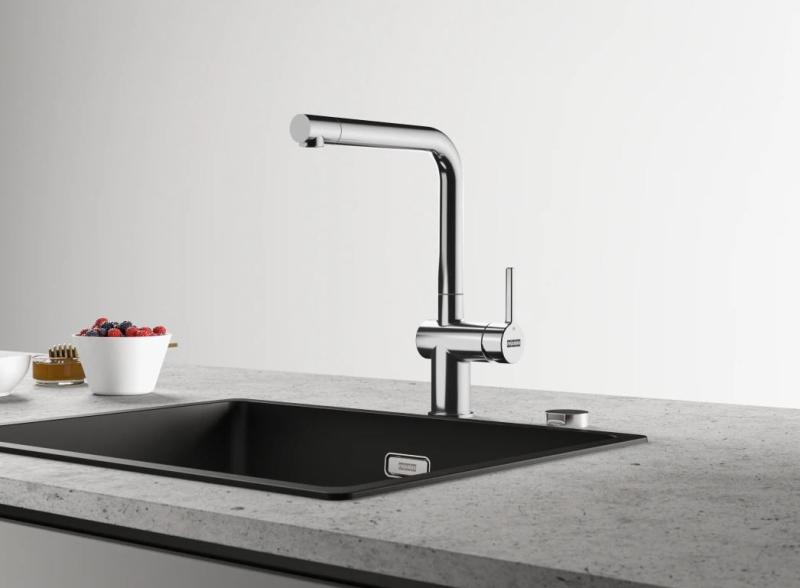 Franke Active L Kitchen faucet chrome with swivel spout 115.0653.298