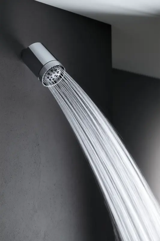 SB Round 316 Beam Multi-jet shower head 10cm stainless steel PVD brushed gun metal 1208956680