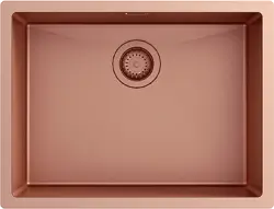 Ausmann Turt copper sink copper PVD 54x40 undermount flush-mounted or inset 1208956948