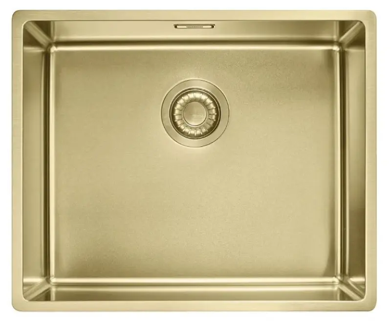 Franke Mythos Masterpiece BXM 210.50 PVD Gold Sink 500x410mm Flush-Mount and Undermount 127.0674.362