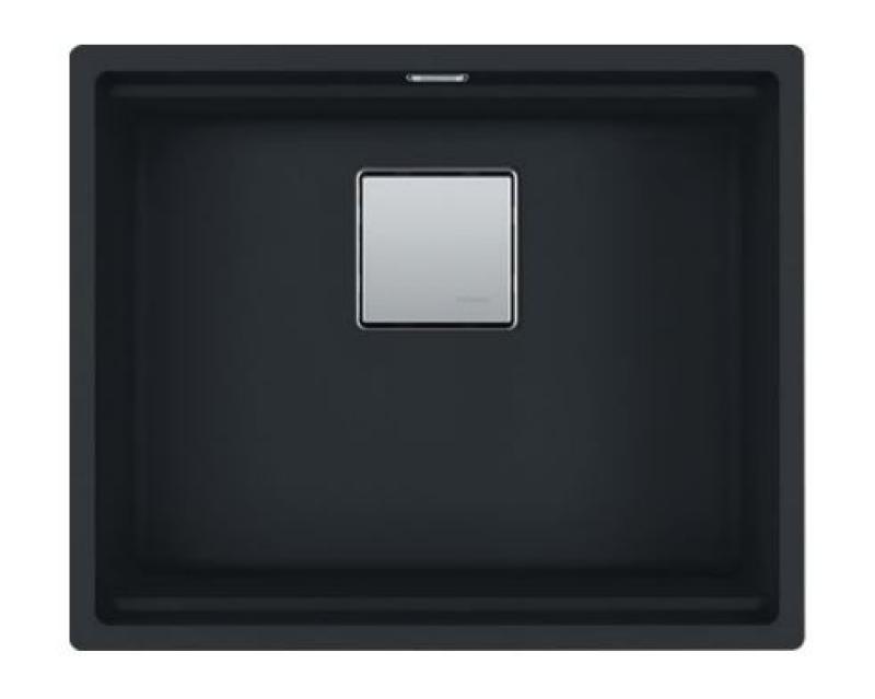 Franke Cube KNG 110.52 matt black sink 52x42 granite undermount 125.0630.442