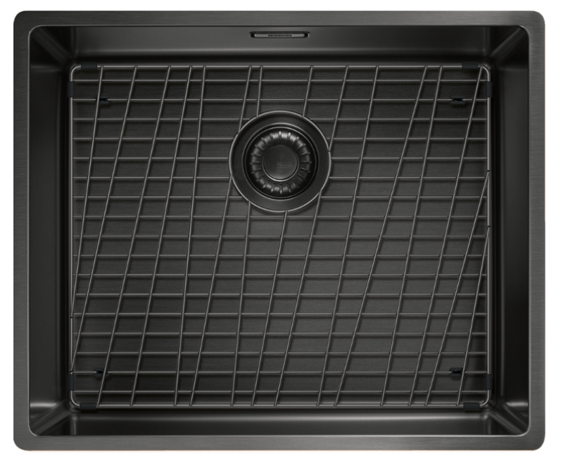 Franke Mythos Masterpiece BXM 210.50 PVD Gun Metal Sink 500x410mm Flush-mount and Undermount 127.0672.129