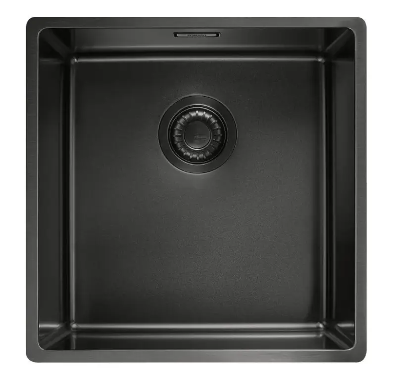 Franke Mythos Masterpiece BXM 210.40 PVD Gun Metal Sink 400x410mm Flush Mount and Undermount 127.0674.537