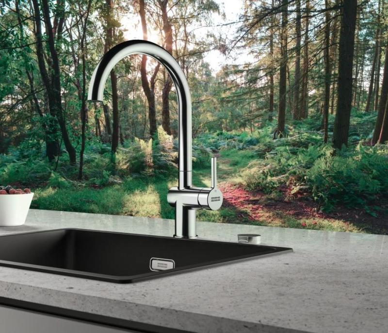 Franke Active J Kitchen tap chrome with swivel spout 115.0653.395