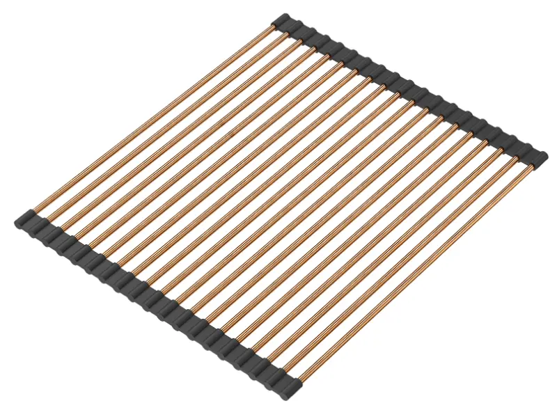 Quadri copper rolling mat over and for inside the sink 43 x 32 cm 1208957224
