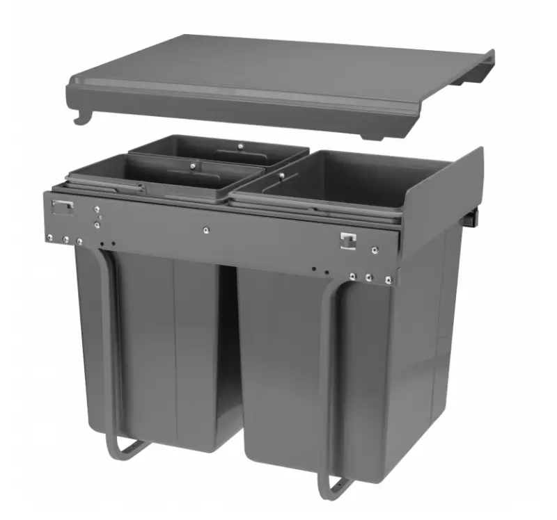 Garbi Sorter S-40-3 built-in waste system with 3 waste bins 1 x 20 and 2 x 10 litres 1208957365