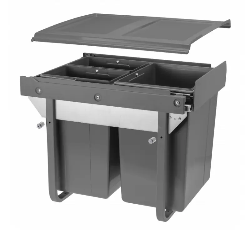 Garbi Sorter S-45-3 built-in waste system with 3 waste bins 1 x 20 and 2 x 10 litres 1208957366
