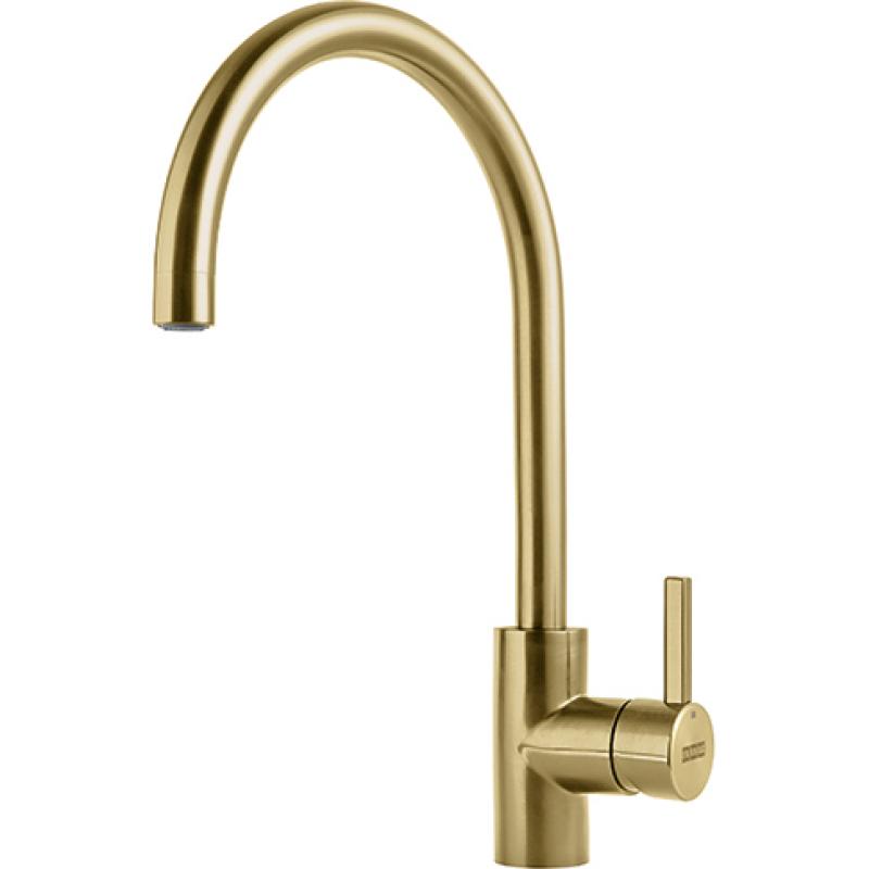 Franke Golden Kitchen tap Eos Neo swivel spout pvd gold 115.0689.092
