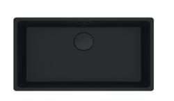 Franke Maris MRG 210 / 110-72 Fragranite black edition matte black flush-mount sink