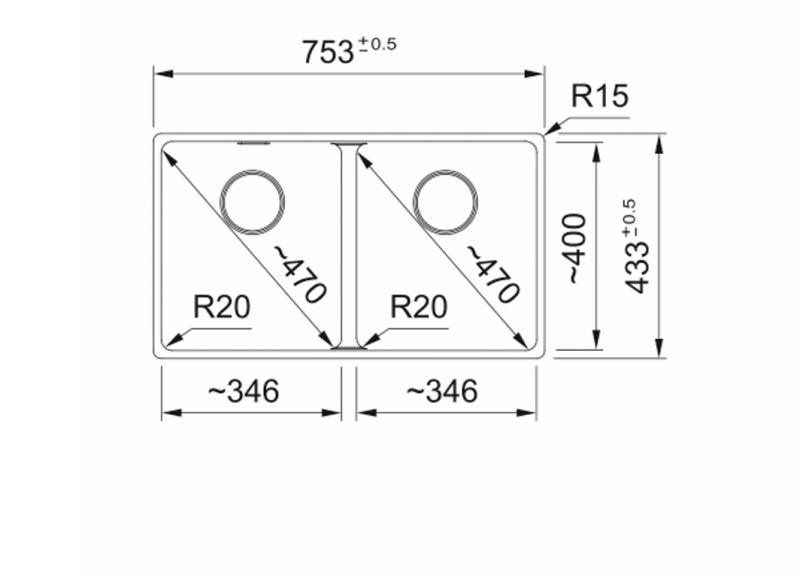 Franke Maris MRG 220/120-35-35 Fragranite black edition matte black double sink flat installation