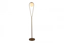Decor Ciklop Brass Gold Floor Lamp with teardrop look 9737