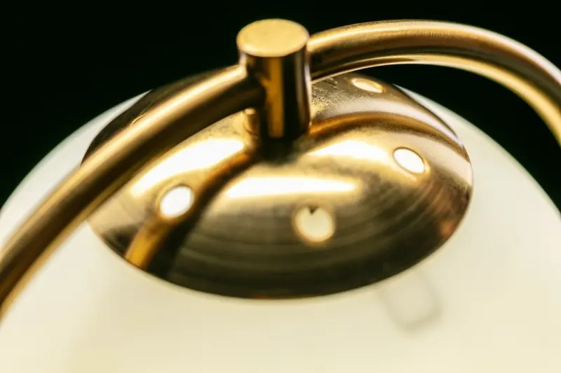 Decor Ciklop Brass Gold Floor Lamp with teardrop look 9737