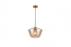 Decor Lime 339 mm high modern amber pendant light 7924