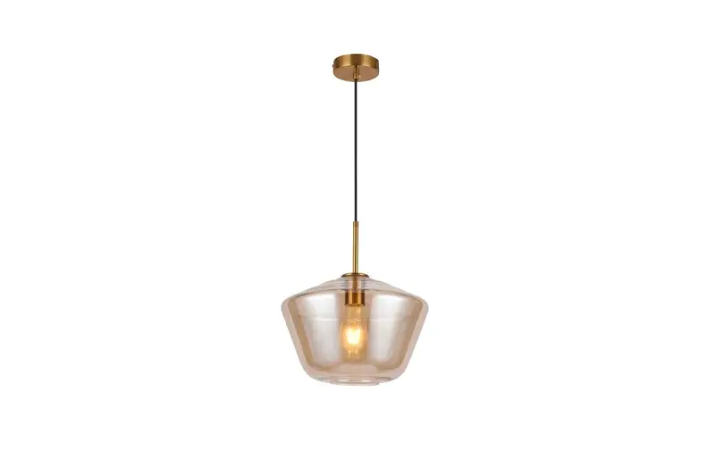 Decor Lime 339 mm high modern amber pendant light 7924