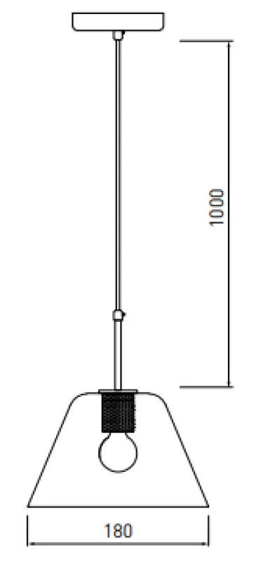 Decor Giglas stylish glass pendant lamp 8037