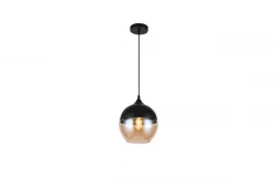 Decor Lender modern metal and glass pendant lamp 200 mm width 8389