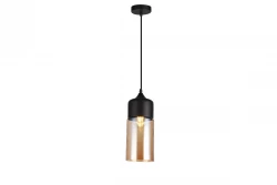Decor Lender modern metal and glass pendant lamp 130 mm width 9300