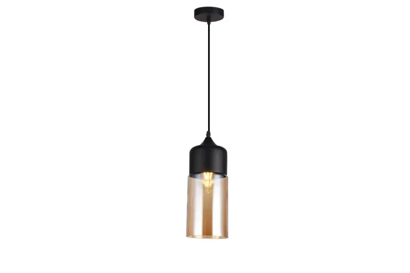 Decor Lender modern metal and glass pendant lamp 130 mm width 9300