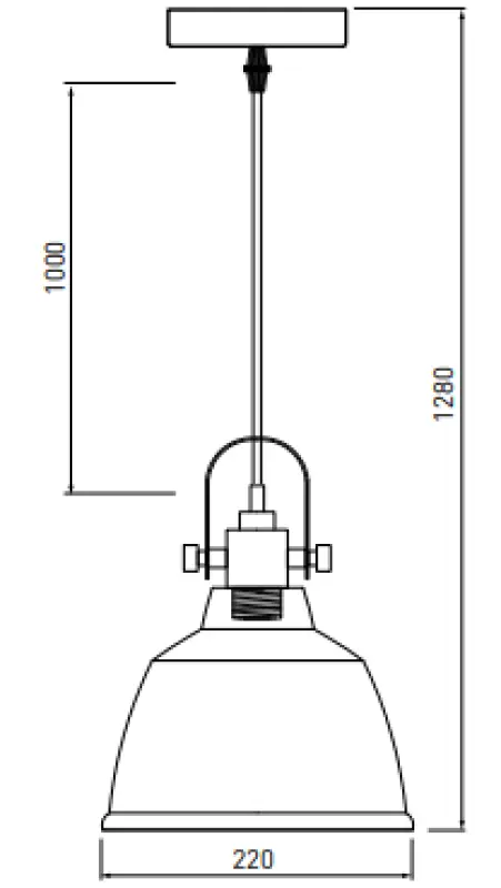 Decor Zenit pendant lamp with beige metal dome and metallic finish 4871