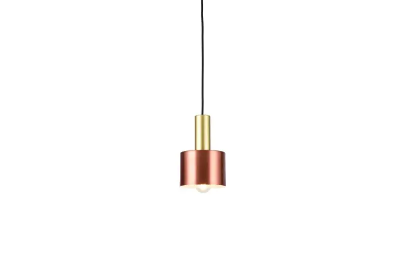 Decor Selvia pendant lamp copper with brass finish diameter 12 cm 3208