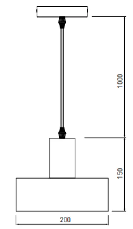 Decor Selvia pendant lamp copper with brass finish diameter 20 cm 3222