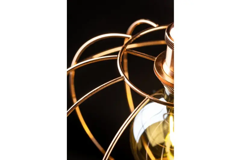 Decor Viela wire copper spherical pendant lamp, diameter 27.5 cm 7047