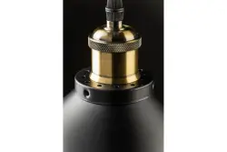 Decor Mani black gold metal pendant lamp diameter 30 cm 4076