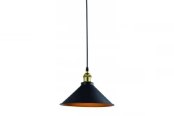 Decor Mani black gold metal pendant lamp diameter 30 cm 4076