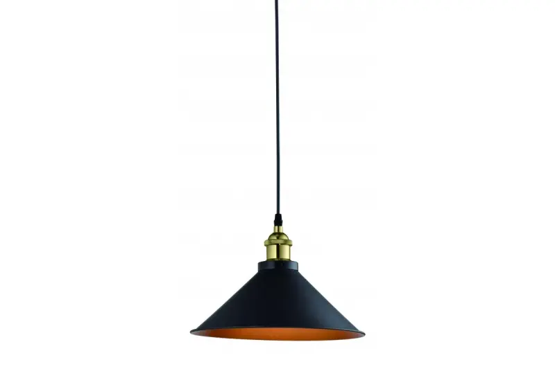 Decor Mani black gold metal pendant lamp diameter 30 cm 4076