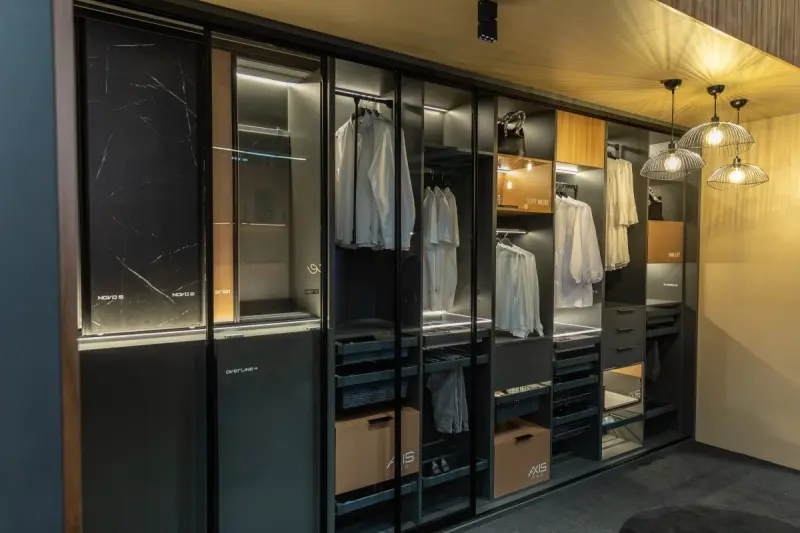 Decor Reto vintage black wire pendant lamp 40 cm diameter 4137