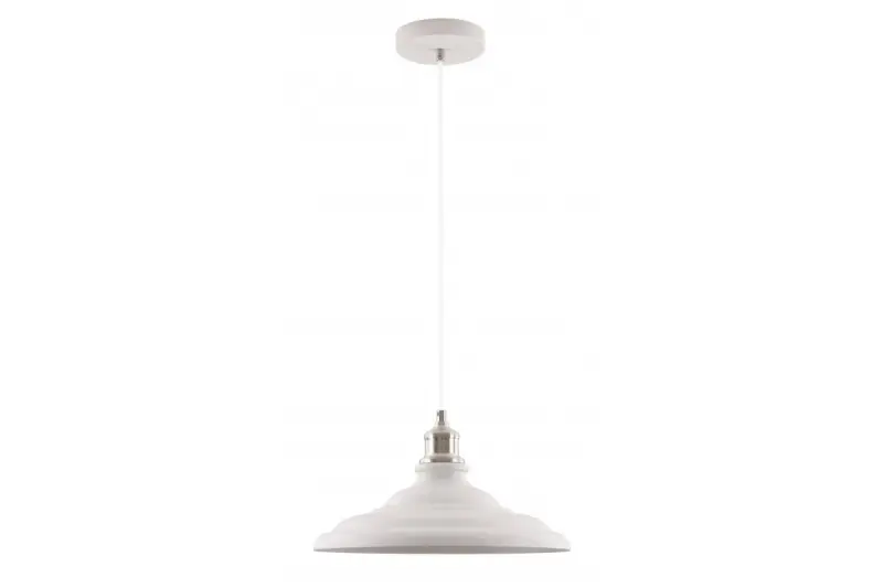 Decor Loret timeless white pendant lamp 34.8 cm diameter 9844