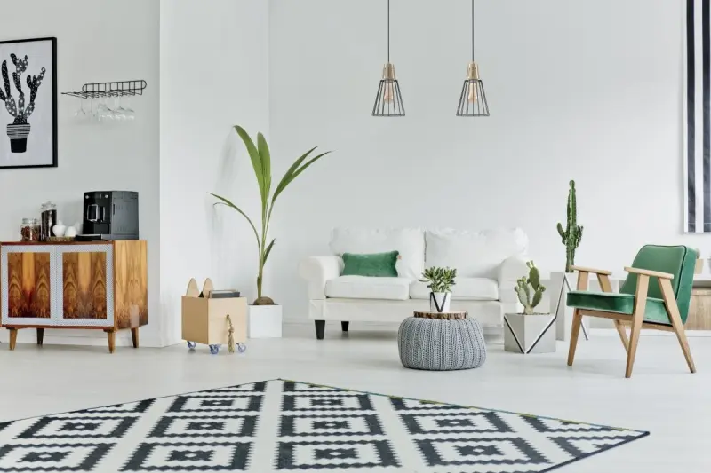 Decor Kaliope fashionable green wire pendant lamp 18 cm diameter 8044