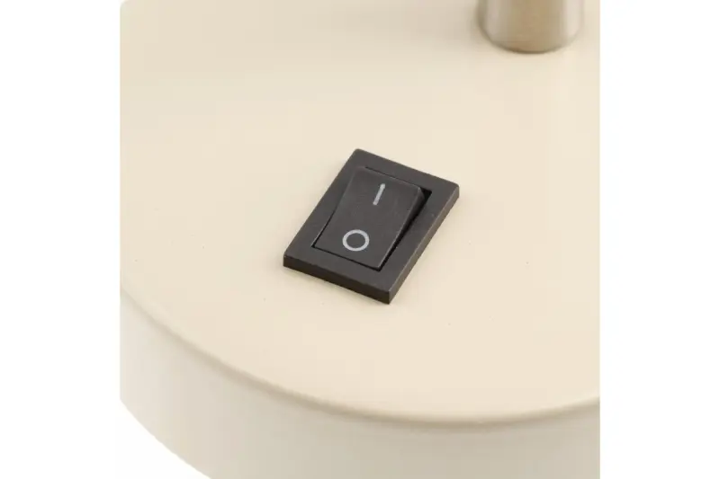 Decor Etore beige wall lamp with metal arm 11 cm diameter 1907