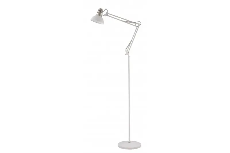 Decor Artemia white floor lamp long metal arm diameter 16,5 cm 2409
